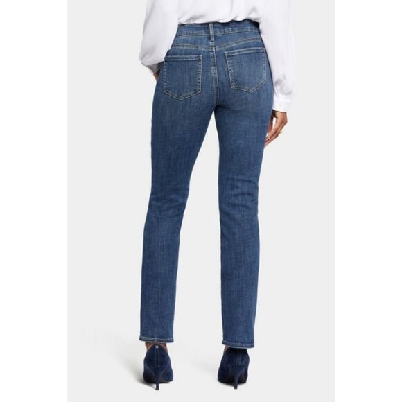 💕NYDJ💕 Marilyn Straight Leg Jeans ~ Marcel Blue 12 NWT - Picture 6 of 16